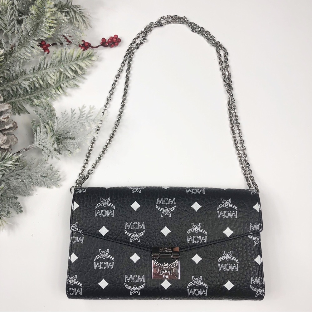MCM Millie limited edition clutch purse bag black - Picture 6 of 8